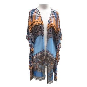 Patrons of Peace Southwestern Tribal Design Kimono